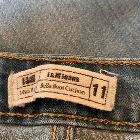 COPY - I and M jeans Bella boot cut mid rise Size 11 NWT - Picture 8 of 8